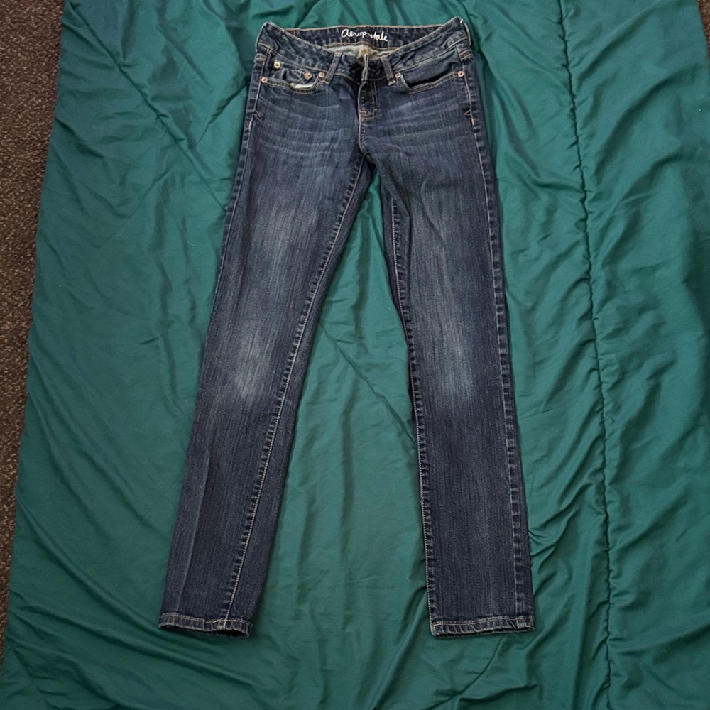 Aeropostale Dark Wash Skinny Jeans